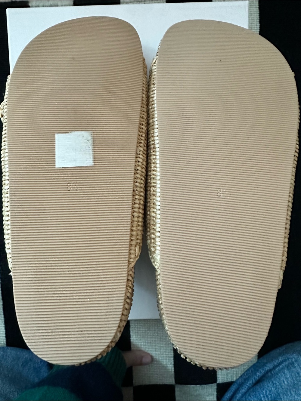 Loeffler Randall Nico Natural Two−Band Sandal - Picture 7 of 11